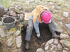 Wester Ross round house test pit